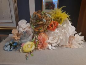 Milliner's Fashion Flowers Accessory Group - inc some Steyer flowers