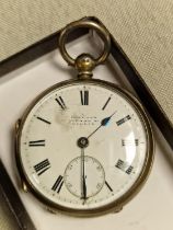 Sterling Silver Antique 1912 Dublin Ireland Pocketwatch, 92.9g