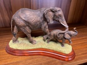 Border Fine Arts A5409 Elephant from the Wild World series. Unboxed