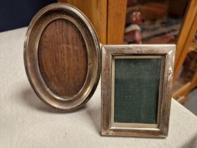 Silver Pair of Hallmarked Picture Frames