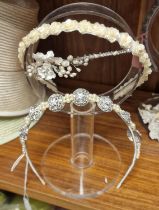 Tiara Collection, Unboxed But As New - Milliner/Wedding/Prom Accessory w/Diamantes & Simualted Pearl