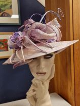 Philip Somerville Designer Ladies' Summer Hat - 37cm diameter x 25cm high