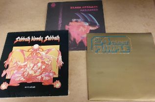 2 Vinyl Record LPs by Black Sabbath - 'Sabbath Bloody Sabbath' [NEL 6017] and Paranoid [636 011]