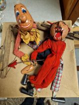 Pelham Puppet SM Devil (Hook-Nosed), marked Pelham Puppets to the control, plus one other Marionette