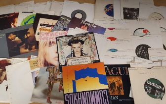 Approx 85 7" Vinyl Record singles by 1980s artists, incl. Japan, the Human League, Depeche Mode, Dep