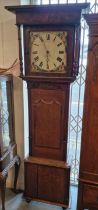 Antique Grandfather Longcase Clock w/handpainted face - 212cm high