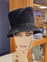 Philip Somerville Designer Ladies' Hat - 24cm diameter x 17cm high