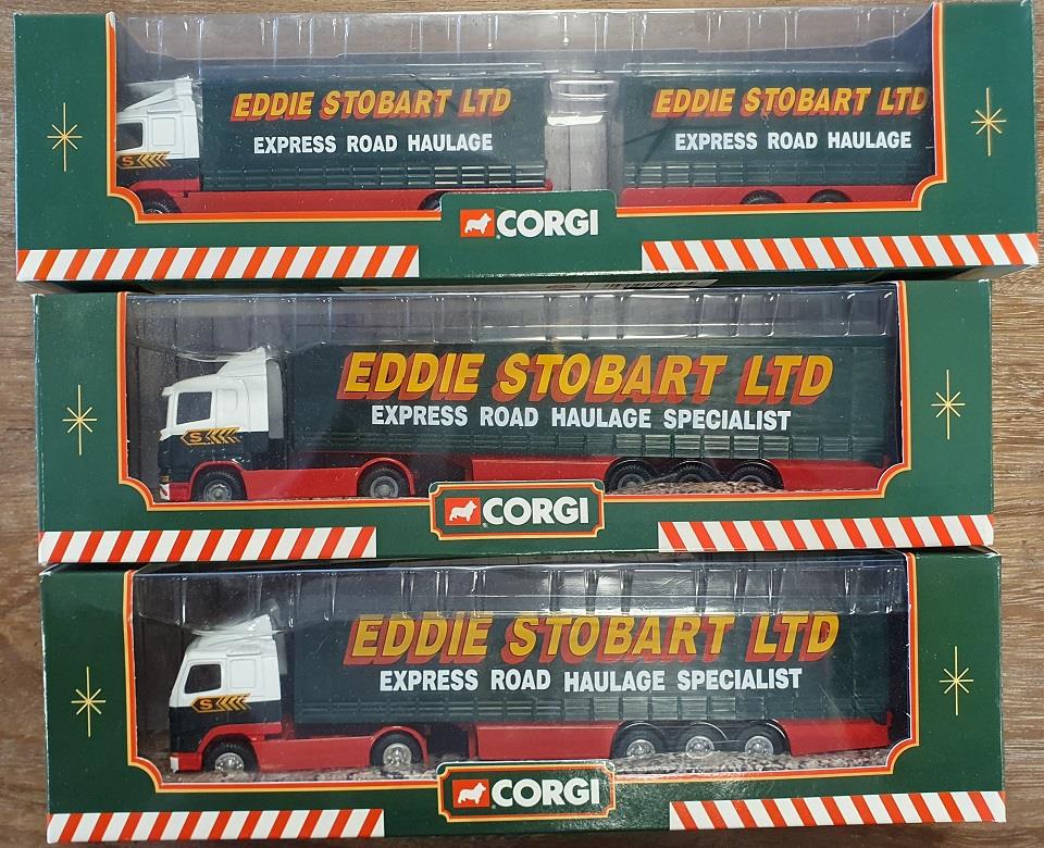Corgi Classics Eddie Stobart Die Cast Haulage Vehicles (17 in total lorries and vintage trucks)