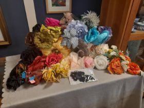 Milliner's Fashion Flowers Accessory Group - all German Steyer flowers