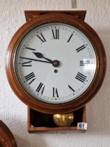 Railway Clock w/ Vintage Handmade (case) - 48x38cm