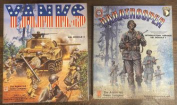 Avalon Hill Gaming Co Pair of USA Military Strategy Games Board Games, Yanks & Paratrooper - Militar