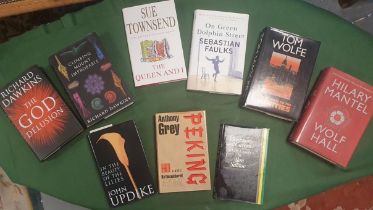 Set of 9 Modern Hardback 1st edition Books, incl. works by Richard Dawkins, Sebastian Faulks, Tom Wo