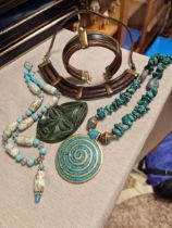 African Jewellery Collection inc Turquoise Bead Sets