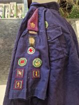 Vintage Scouts Uniform Shirt w/early badges