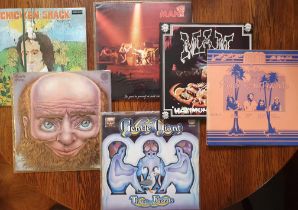 Vinyl LP Record Collection of Six Folk, Psychedlic & Blues inc Gentle Giant, MAN & Chicken Shack etc