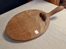 Pre-1960's Mouseman Yorkshire Oak Cheeseboard