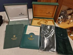 Rolex Box and Accessories Set