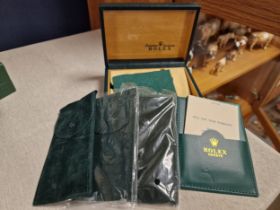 Rolex Box and Accessories Set