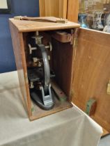 Cased Prior 21285 Microscope