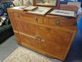 Retro Kitchen Sideboard - curved edge very cool!