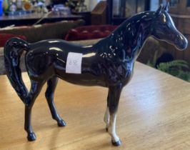 Beswick Black Horse 16.5cm x 21cm