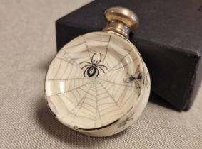 Samson Mordan & Co 1887 Spider & Fly Antique Scent Bottle