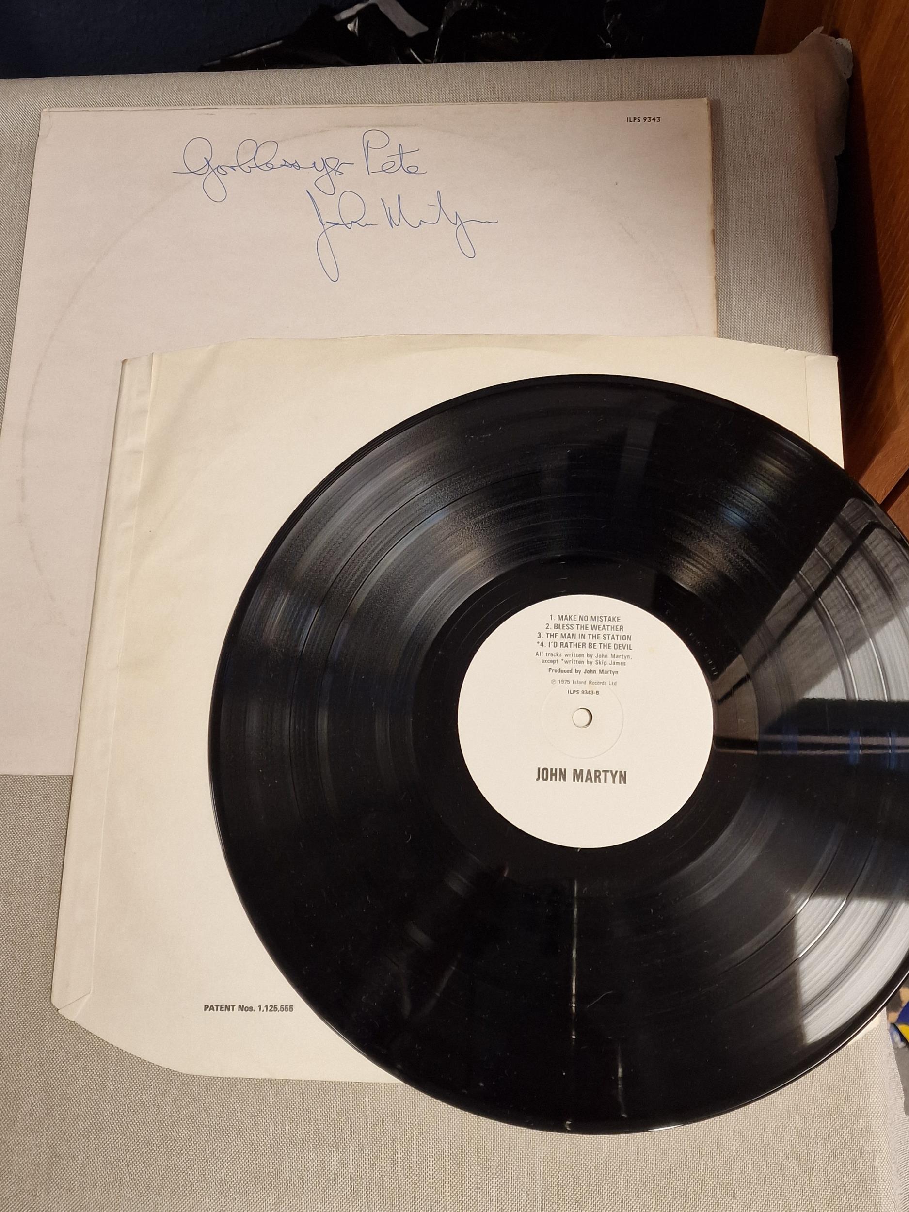 John Martyn Folk Music Live at Leeds Vinyl Record Signed LP - Image 3 of 3