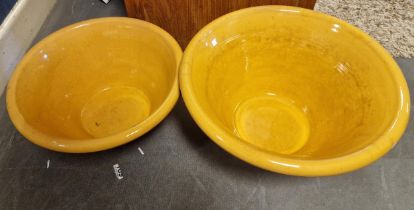 Terracotta Bowls Pair