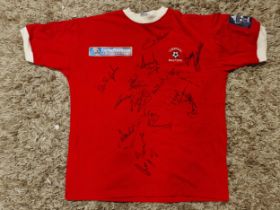 Liverpool Football Club (Masters) Signed John Aldridge Charity Shirt - inc Ian Rush, Ian St John, Jo