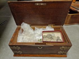 Box of Various International Coins, Tanzania, India, France, Malta, lots of variety and silver examp