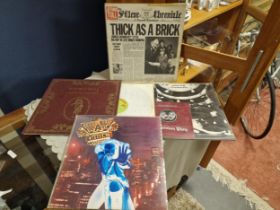 Jethro Tull Set of Four LP Vinyl Records inc Thick As a Brick Original Pressing