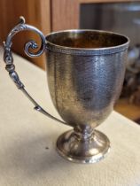 Silver Hallmarked London Antique 1862 Cup - Edward & John Barnard - weight 130.5g