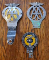 AA Automobile Association Pair & an East Africa Safari Badge