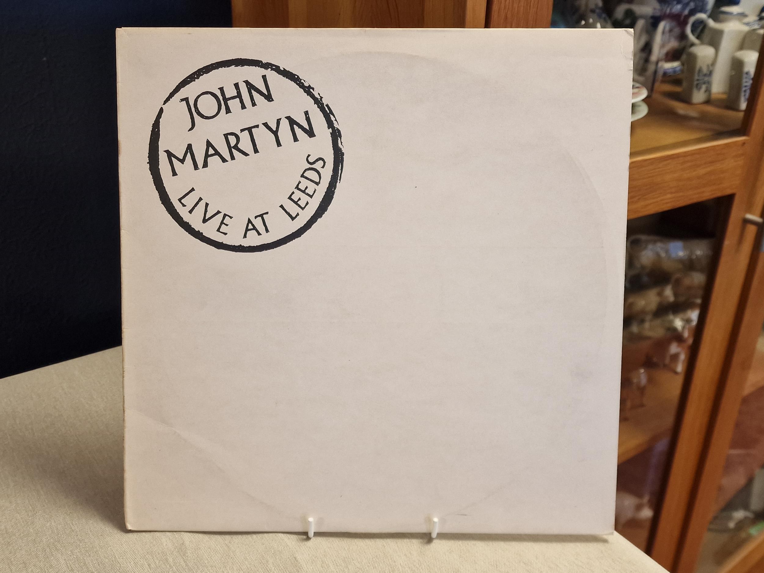 John Martyn Folk Music Live at Leeds Vinyl Record Signed LP