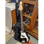 Cruiser by Crafter Bass Guitar with Accessories - lightly used with exception of a dig to reverse bo