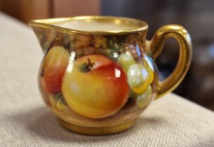 Royal Worcester Signed Fruits Miniature Jug