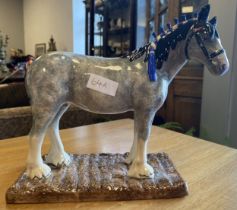 Royal Doulton Animals Sporting & Ceremonial Horse Collection Clydesdale RDA 55 20.5cm x 21.5cm