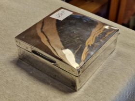 Silver Antique Ladies Cigarette Box - 1926 Birmingham and William Devenport - 8.5cm by 3cm high & 19