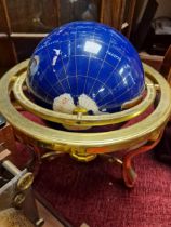 Retro Gemstone Globe of the Earth