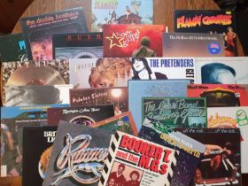 Good Vinyl LP Record Collection of 25 Albums inc Marvin Gaye, Rush, Pretenders, Van Morrison, Booker