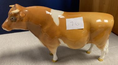 Beswick Guernsey Bull Ch Sabrina's Sir Richard 14th 12cm x 19cm