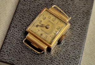 18ct Gold Swiss Bonneur Cocktail Wrist Watch, 6.75 grams