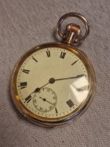 Gold Plated Waltham Marquis Mass Pocketwatch Watch