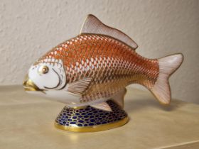 Royal Crown Derby Goldfish Paperweight