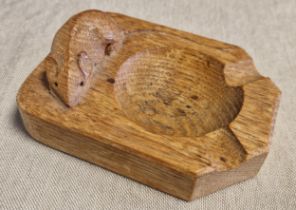 Mouseman Yorkshire Oak Ashtray