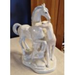 Lovely Valenica Spanish Ceramic Horse Figure - 29cm high