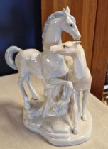 Lovely Valenica Spanish Ceramic Horse Figure - 29cm high