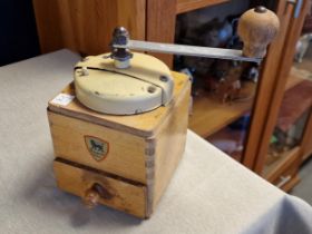 Original Peugeot Freres Coffee Grinder Mill - Automobilia Interest