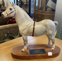 Beswick Champion Welsh Mountain Pony Connisseur Model 23cm x 23cm