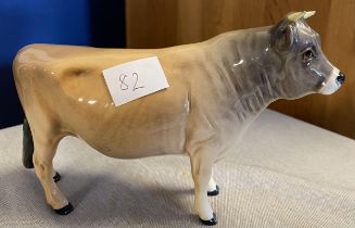 Beswick Jersey Bull Ch Dunsley Coyboy 12cm x 16.5cm